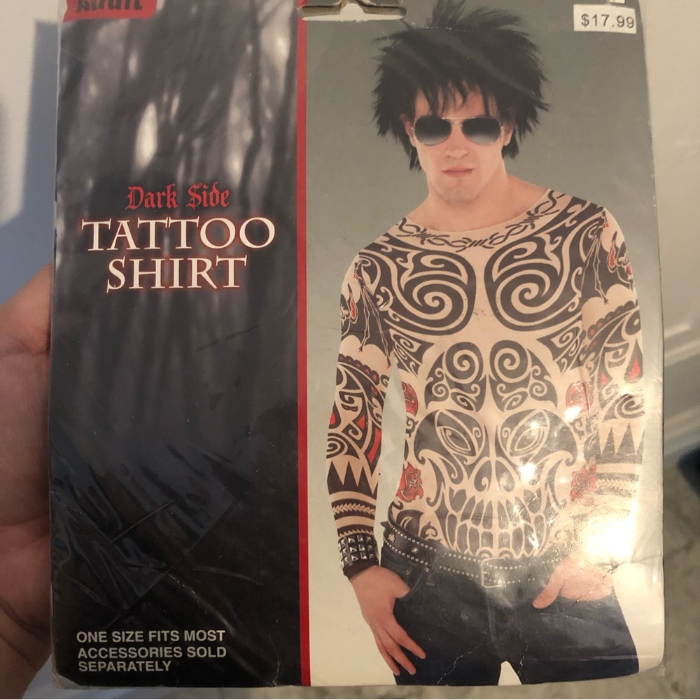 Tattoo sheer shirt NWT